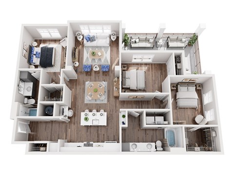 3D floor plan